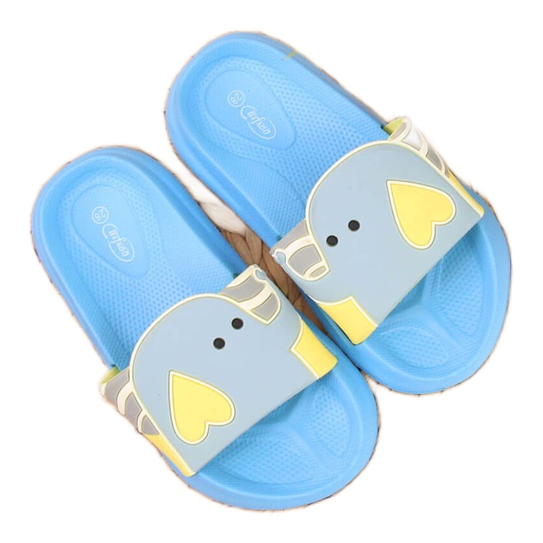 Zapatillas de casa de espuma para niños Befado azul