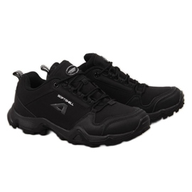 Zapatos de trekking impermeables para hombre American Club negros