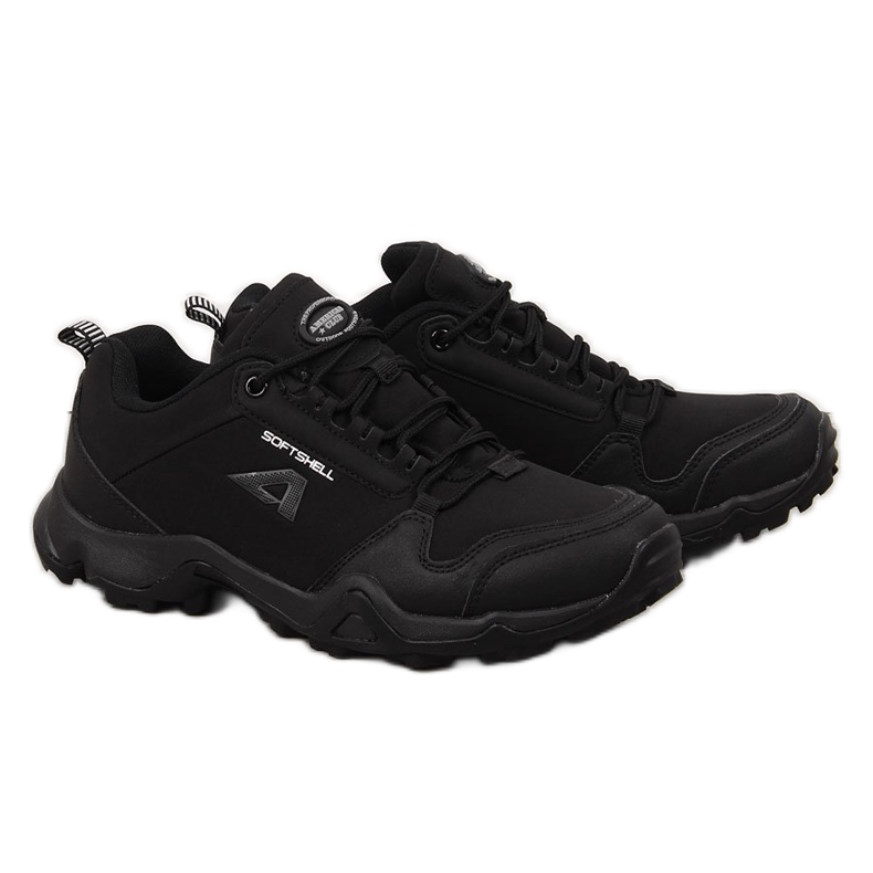 Zapatos de trekking impermeables para hombre American Club negros