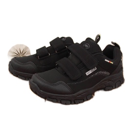 Zapatillas de trekking impermeables para niños American Club impermeables con velcros negros