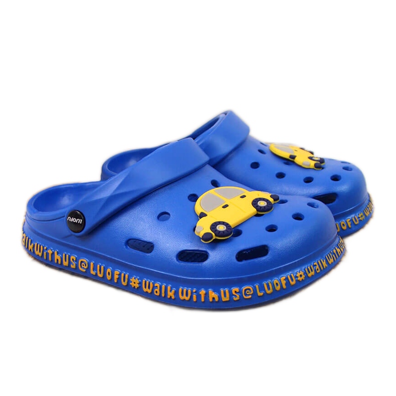 Atletico Chanclas de espuma de niño para la piscina del Atlético azul