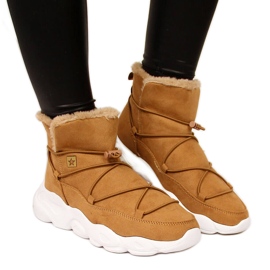 Botas de nieve mujer camel Big Star II274266 marrón