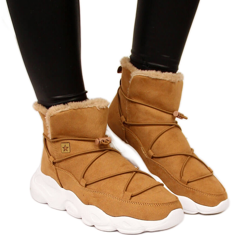 Botas de nieve mujer camel Big Star II274266 marrón Botas de nieve mujer camel Big Star II274266 marrón