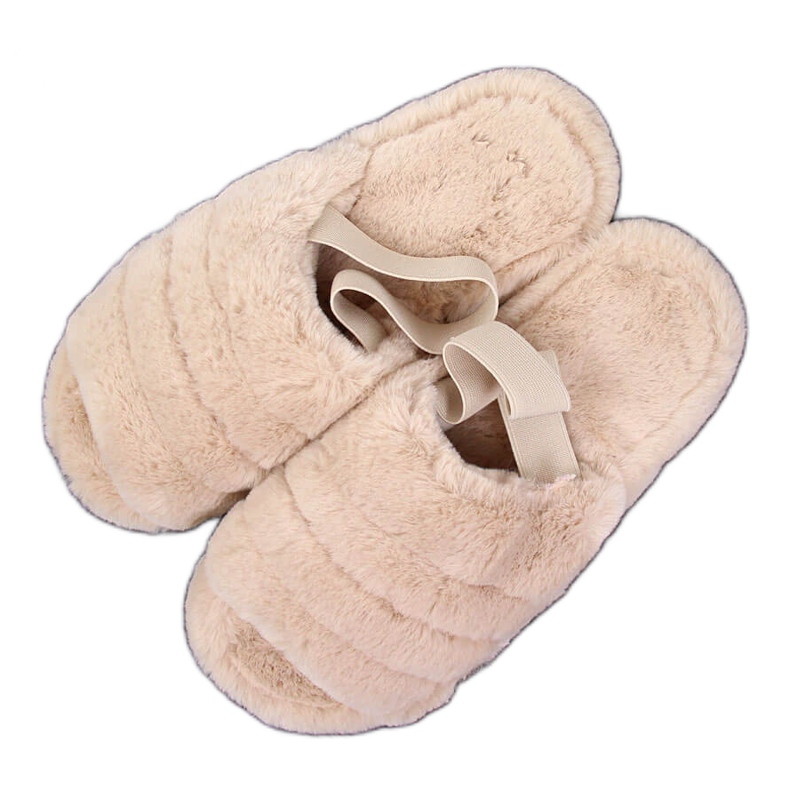 Zapatillas casa mujer Seastar pelo beige