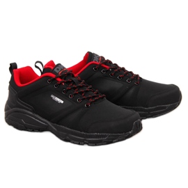 Deportivo trekking impermeable DK negro y rojo