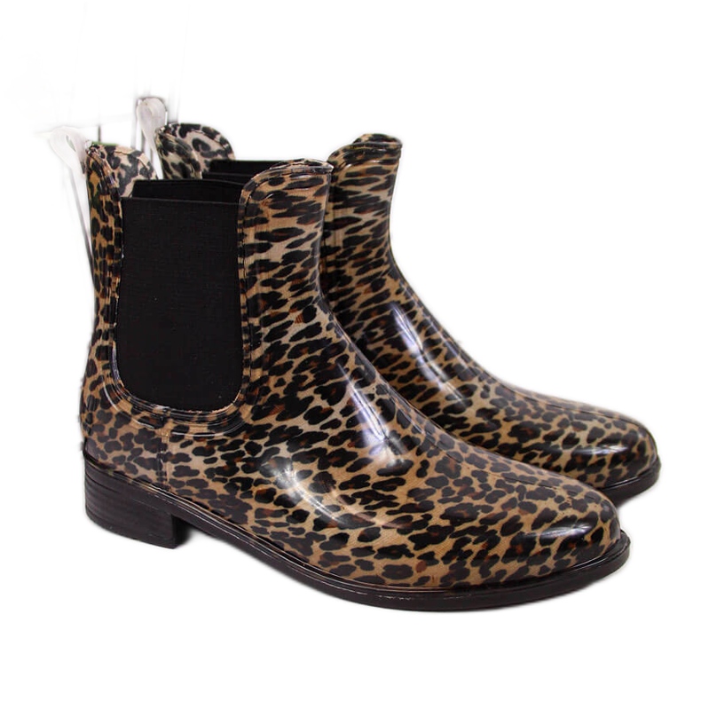Chanclas de mujer Botines chelsea marrón leopardo T.Sokolski