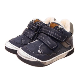 Botas invierno niño con velcro azul marino American Club Botas invierno niño con velcro azul marino American Club