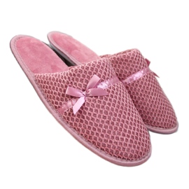 News Pantuflas casa jersey rosa mujer, rosa NOVEDADES