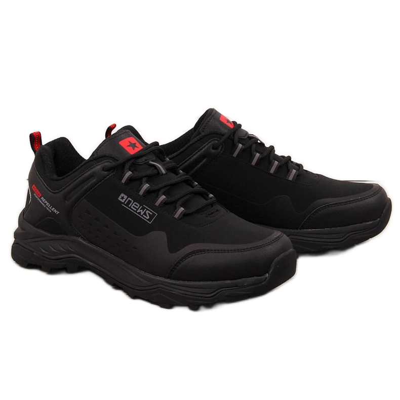News Zapatillas senderismo hombre impermeables negras NOVEDADES negro