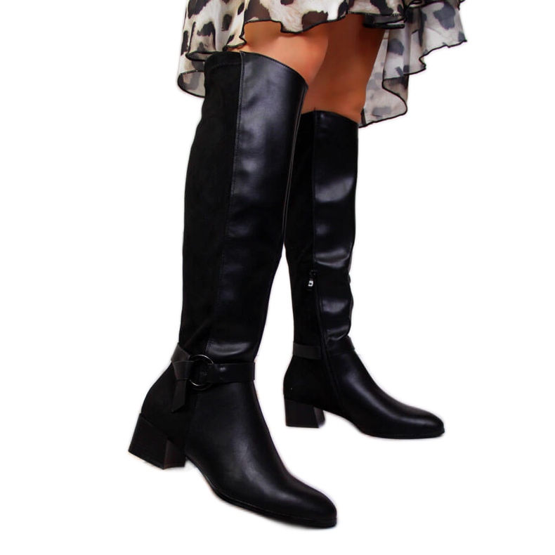 Botas de mujer negras Filippo en un bloque negro