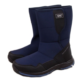 Botas de nieve mujer impermeables con cierre adhesivo azul marino DK