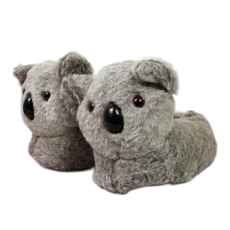 Zapatillas de bebé doméstico koala mascotas gris Zapatillas de bebé doméstico koala mascotas gris