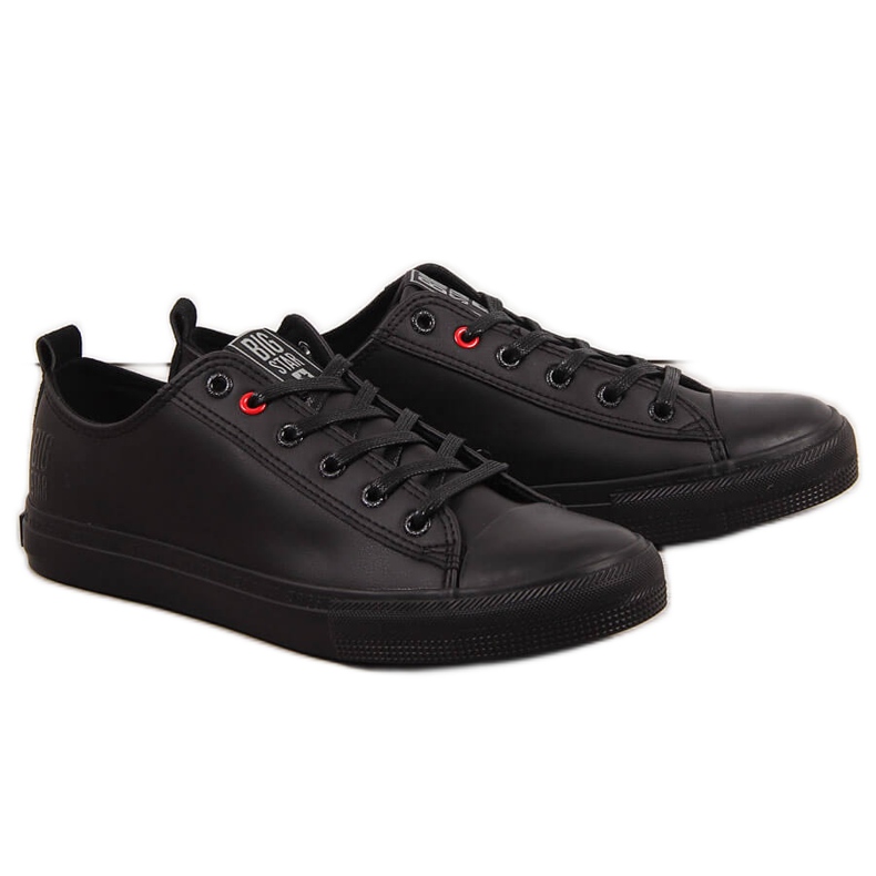 Deportivas bajas de hombre en ecopiel negra Big Star JJ174005 negro Deportivas bajas de hombre en ecopiel negra Big Star JJ174005 negro