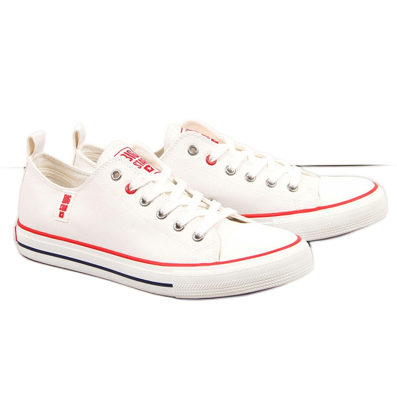 Deportivas bajas de hombre en ecopiel blanca Big Star JJ174069 blanco Deportivas bajas de hombre en ecopiel blanca Big Star JJ174069 blanco