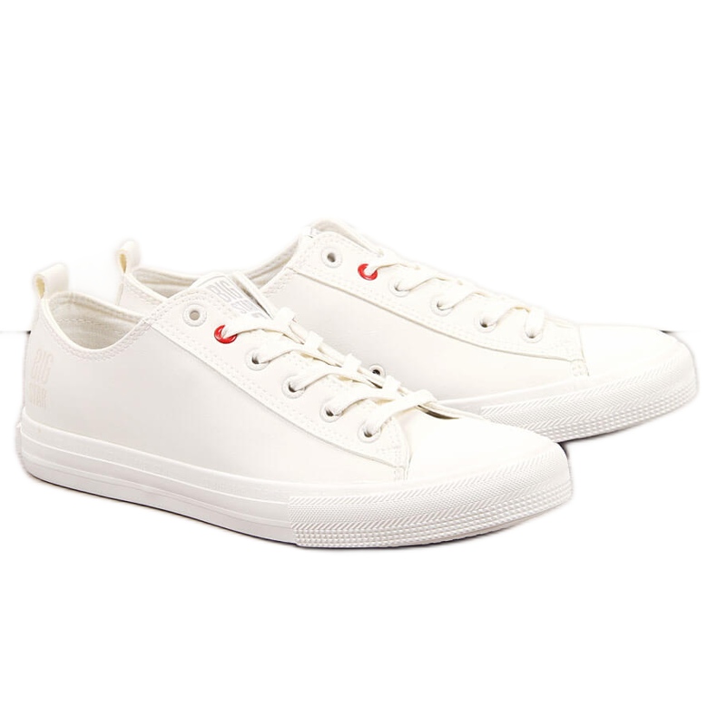 Deportivas bajas de ecopiel blanca para hombre Big Star JJ174006 blanco