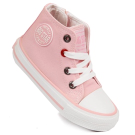 Deportivas niña con cremallera Big Star HH374087 rosa