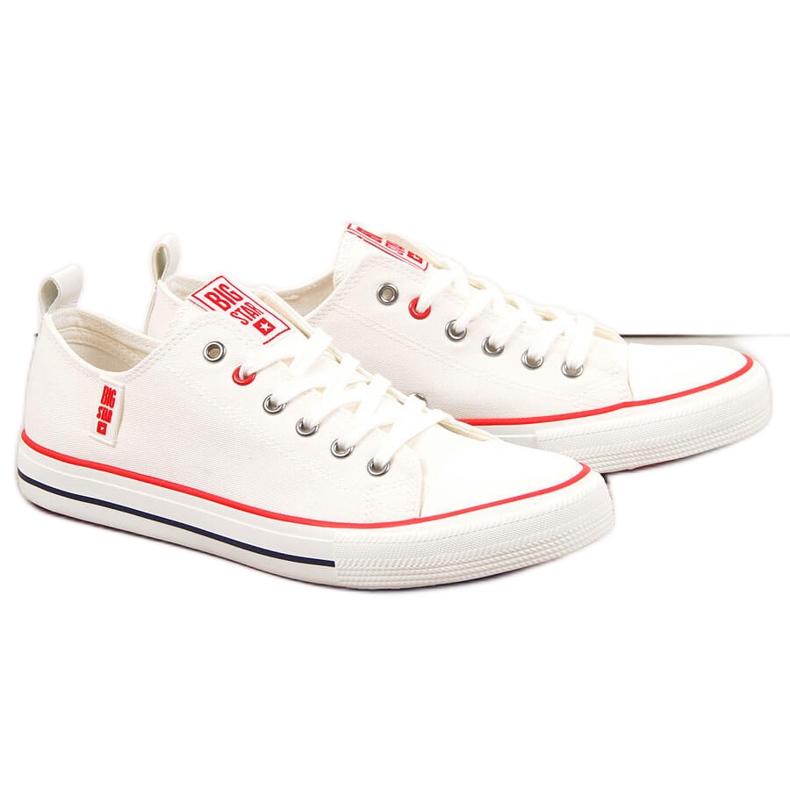 Deportivas bajas de hombre blancas Big Star JJ174062 blanco