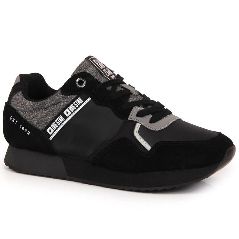 Deportivas piel negra Big Star JJ274284 negro