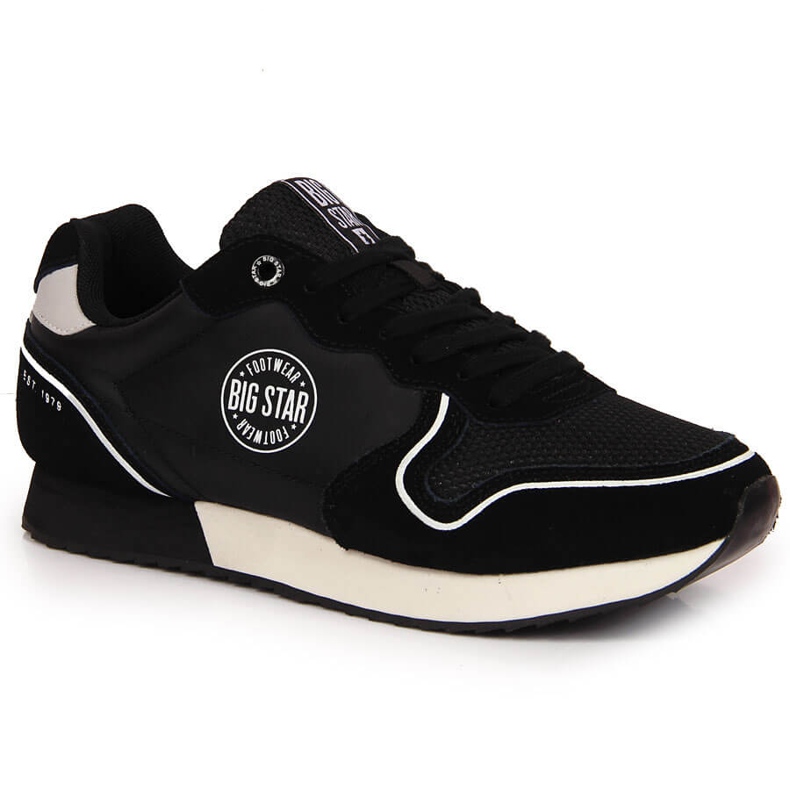 Deportivas hombre piel negra Big Star JJ174140 negro