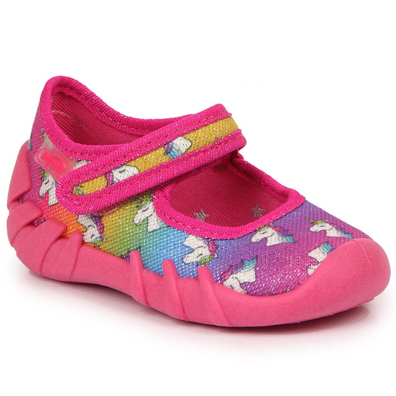 Bailarinas niña Befado velcros zapatillas rosa unicornios multicolor