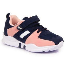 Grenade Befado deportivas de niña con velcros azul marino rosado Grenade Befado deportivas de niña con velcros azul marino rosado