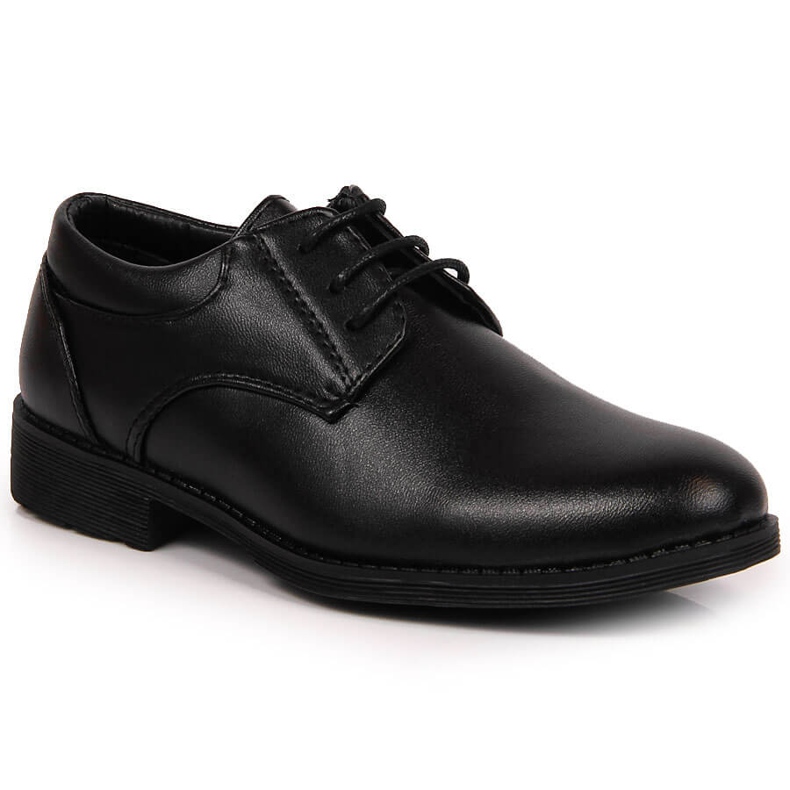Zapatos negros de vestir para niño del American Club