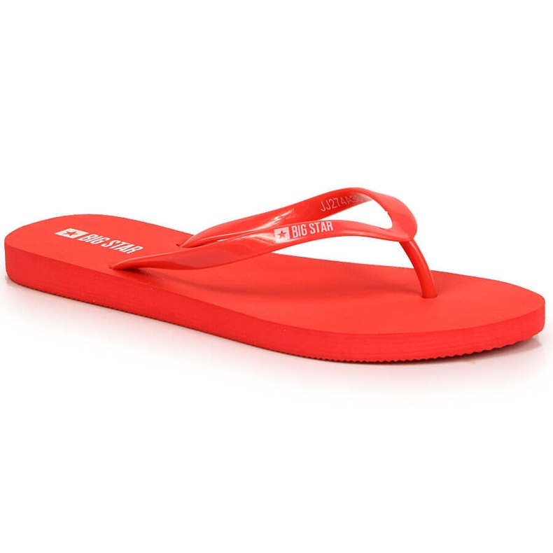 Chanclas deportivas rojas Big Star rojas JJ274A384 rojo