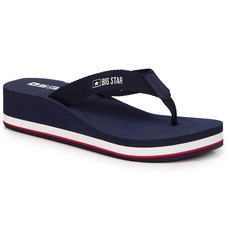 Chanclas con cuña Big Star JJ274A331 azul