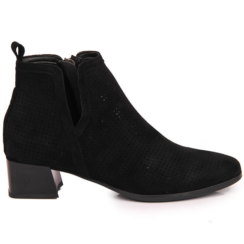 Botas negras caladas mujer Vinceza negro