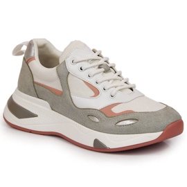 Deportivas mujer Vinceza blancas blanco gris multicolor