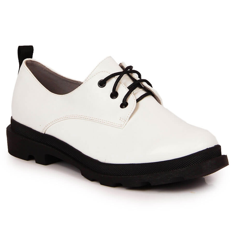 S.Barski Zapatos con cordones de mujer, blanco S. Barski S.Barski Zapatos con cordones de mujer, blanco S. Barski