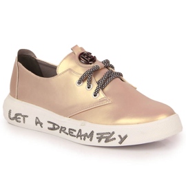 S.Barski Zapatos brogue de mujer con plataforma rosa perla S. Barski