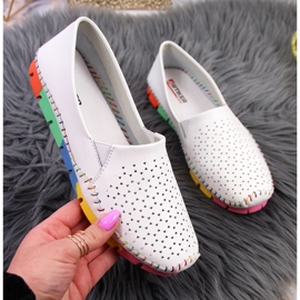 Zapatos mujer Artiker cómodos piel blanca