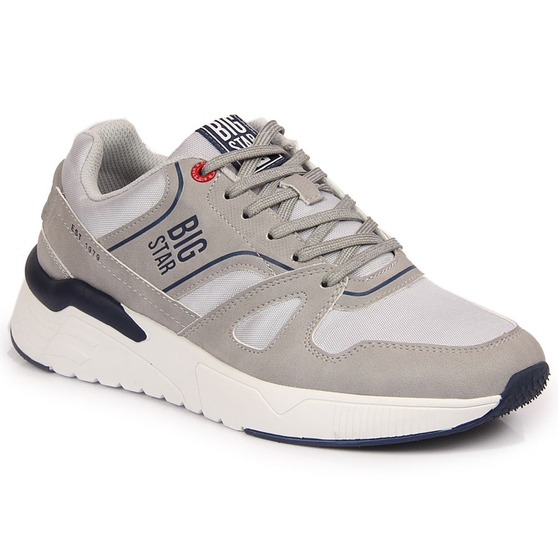 Zapatillas deportivas casual de hombre gris Big Star JJ174276