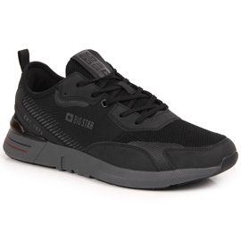 Zapatos casual de hombre negros Big Star JJ174292