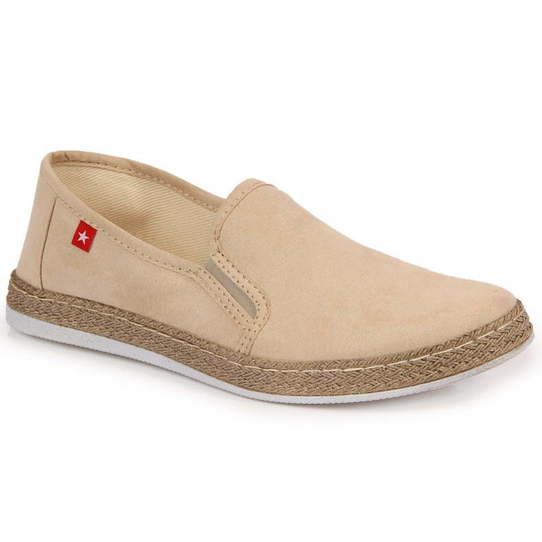 Alpargatas mujer slip on beige Big Star JJ276001 Alpargatas mujer slip on beige Big Star JJ276001