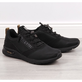 Zapatos casual de hombre Bugatti negros