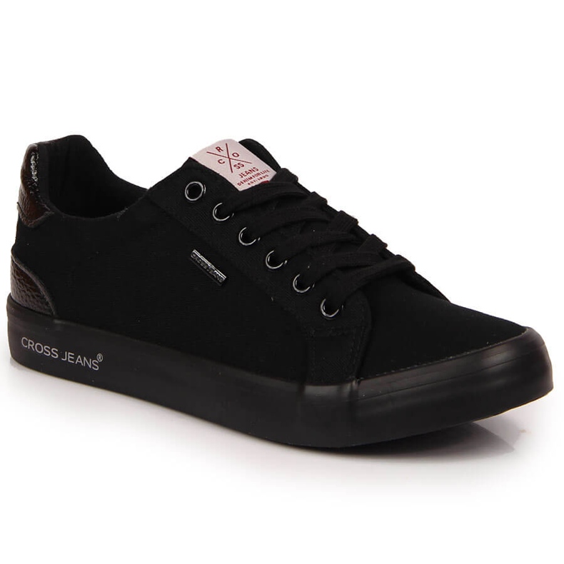 Black Cross Jeans JJ2R4039C zapatillas de textil negro Black Cross Jeans JJ2R4039C zapatillas de textil negro