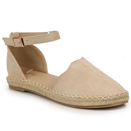 Sandalias mujer alpargatas beige eVento