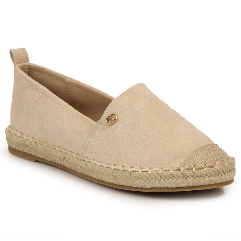 Alpargatas slip on beige para mujer eVento