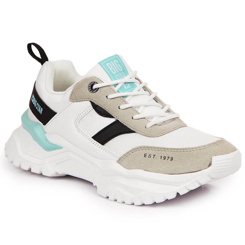 White Big Star JJ274A412 sneakers blancas de mujer blanco gris multicolor