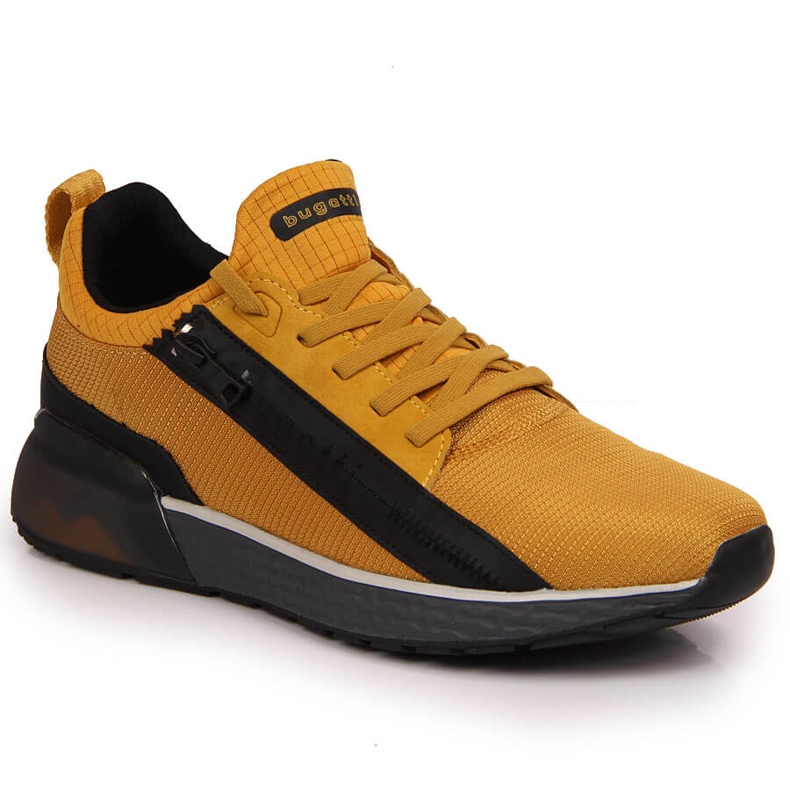 Zapatillas deportivas hombre Bugatti JJ153072 amarillas amarillo