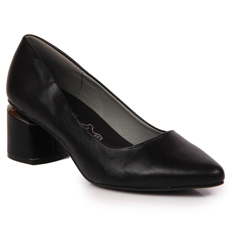 Zapatos de tacón sobre poste decorativo en Jezzi negro