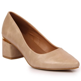 Bombas en un poste Jezzi beige decorativo