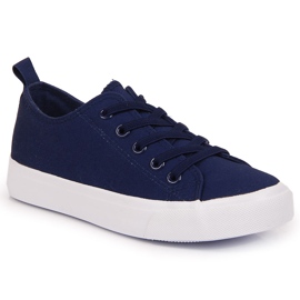 Deportivas atletico de tejido azul marino