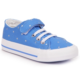 Deportivas atletico de tejido estrella azul