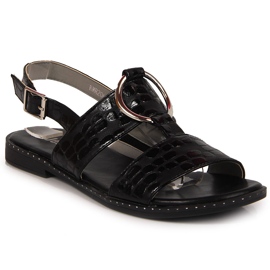 Sandalias negras de mujer Jezzi negro