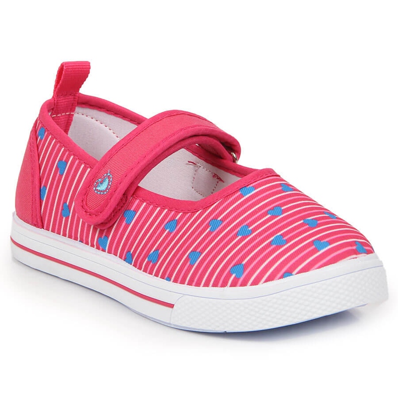 Bailarinas de niña con velcro Atletico rosado