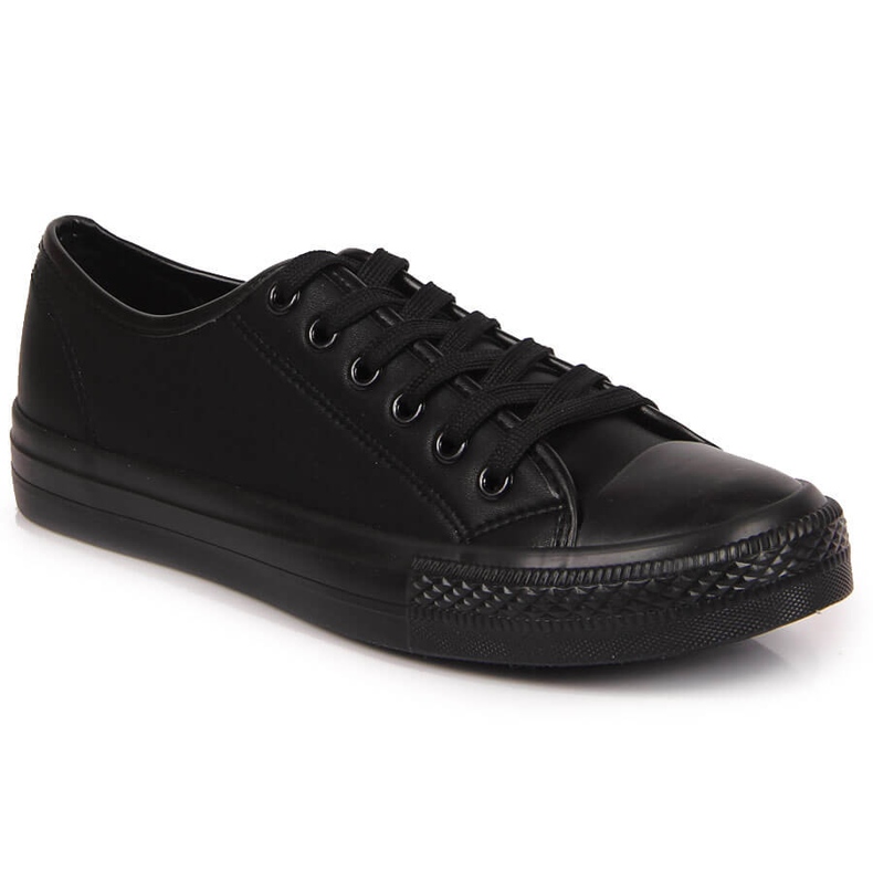 Deportivas bajas Atletico ecopiel negras negro