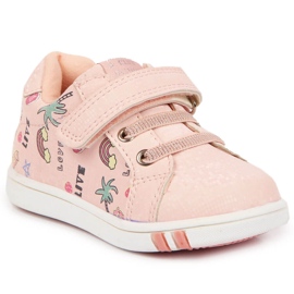 Deportiva niña American Club rosa con velcros
